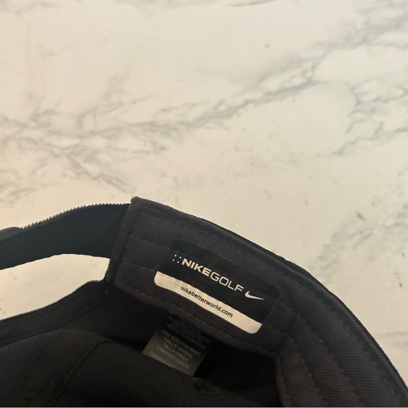 Valero Texas Open Golf Cap Hat Adult Adjustable Poly Nylon Nike Black - Picture 7 of 7
